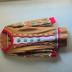 Gingerbread Lady Ugly Sweater Dress